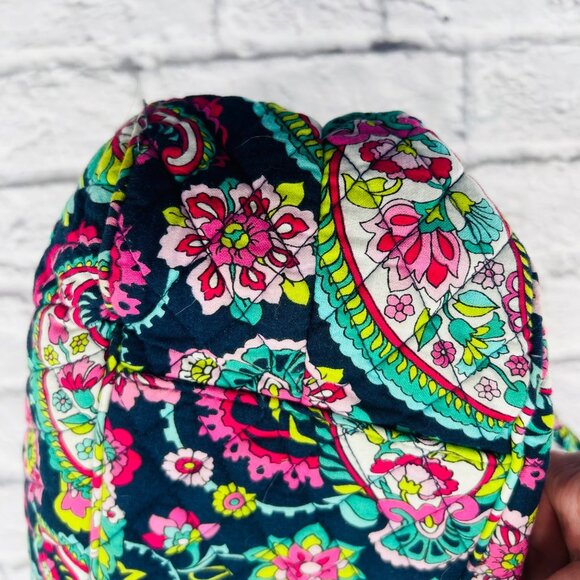 Vera Bradley Emily Paisley Quilted Satchel Shoulder Bag Floral Print Colorful - Picture 5 of 12